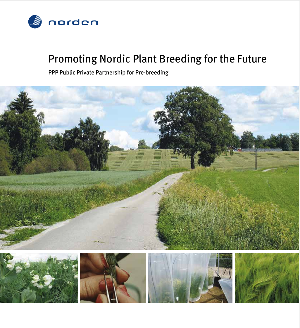 Promoting Nordic Plant Breeding for the Future PPP Public Private Partnership for Pre-breeding